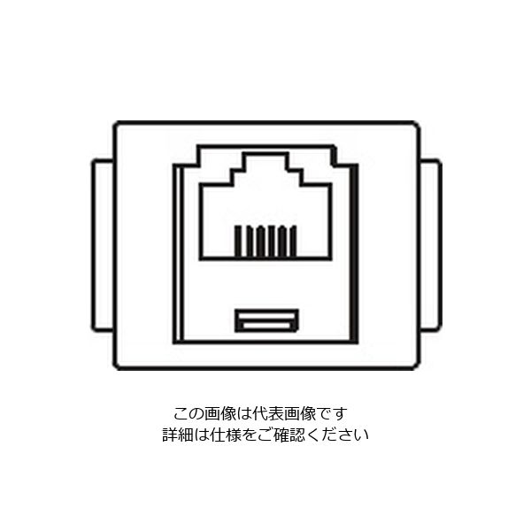 TERADA B側器具ブロック（6極6芯モジュラジャック×1） CEA90061S 1個（直送品）