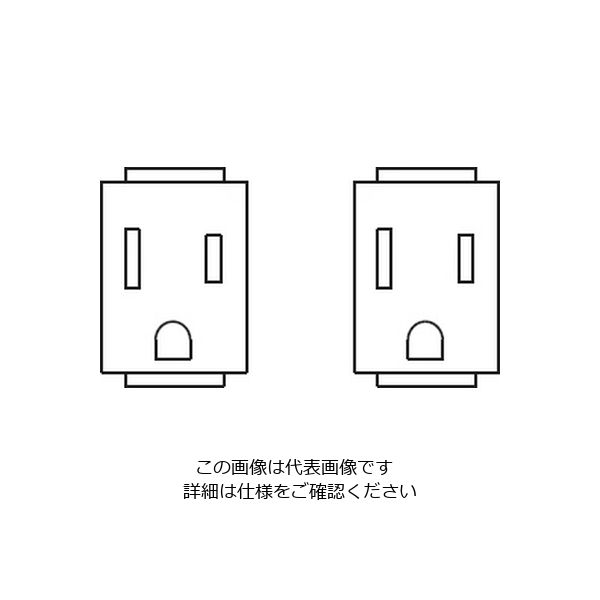 TERADA A側器具ブロック(接地2P 15A 125V×2) CEA90505A 1セット(2個)（直送品）