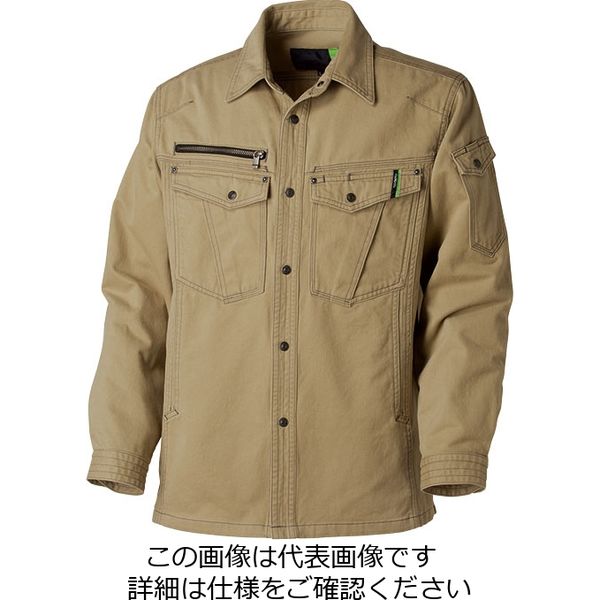 タカヤ商事 ワークシャツ ベージュ S GC-5002-4-S 1枚（直送品）