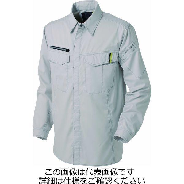 タカヤ商事 ワークシャツ(オールシーズン) グレー 3L NK-1005-3-3L 1枚（直送品）