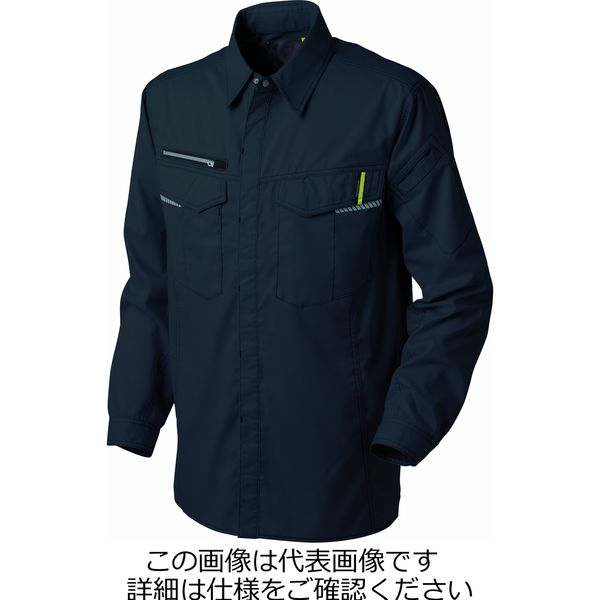タカヤ商事 ワークシャツ(オールシーズン) ネイビー LL NK-1005-5-LL 1枚（直送品）