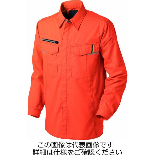 タカヤ商事 ワークシャツ(オールシーズン) オレンジ LL NK-1005-31-LL 1枚（直送品）
