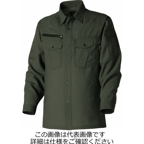 タカヤ商事 夏ワークシャツ オリーブ 3L GC-2702-22-3L 1枚（直送品）