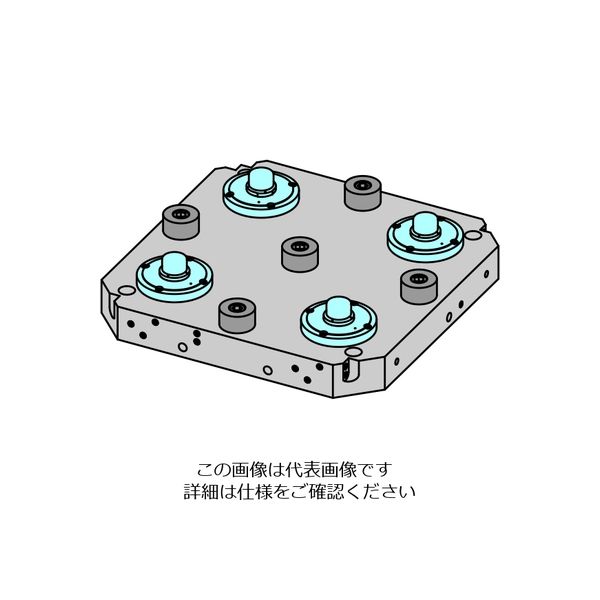 ナベヤ（NABEYA） Qロック内蔵マシンパレット本体（油圧） MCQH500 1個（直送品）