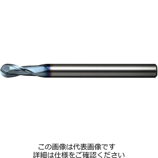 日進工具 アルミ用ボールエンドミル（DLCコーティング） ALB225-DLCR0.3×0.45×3 01-00668-03001 1本（直送品） -  アスクル