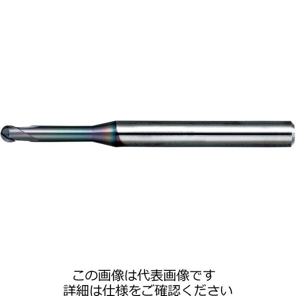 日進工具 無限コーティングプレミアム 高硬度用2枚刃ロングネックボールエンドミル MRBH230R3×60 08-00527-03008（直送品）