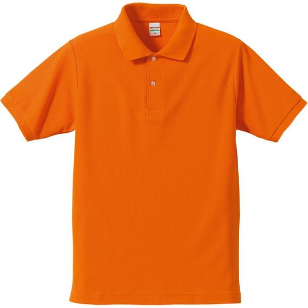 キャブ ５．３オンスドライ ＣＶＣ ポロシャツ S オレンジ 505001 1セット(2入)（直送品）