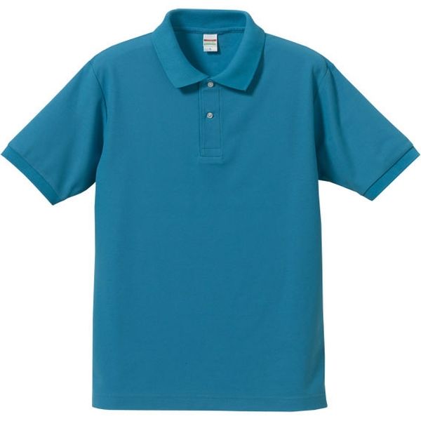 キャブ ５．３オンスドライ ＣＶＣ ポロシャツ S ターコイズブルー 505001 1セット(2入)（直送品）