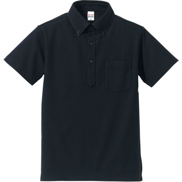 キャブ ５．３オンスドライ ＣＶＣ ポロシャツ（ボタンダウン・ポケット付） XS ネイビー 505101 1セット(2入)（直送品）