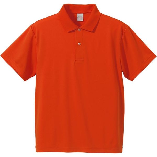 キャブ ４．１オンス ドライポロシャツ XS オレンジ 591001 1セット(3入)（直送品）