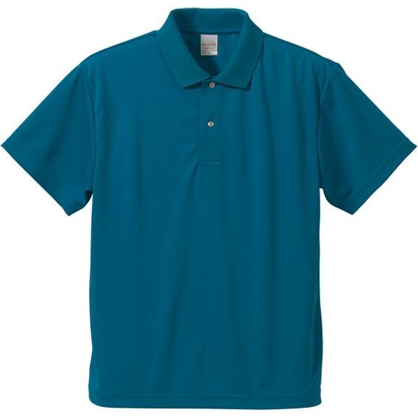 キャブ ４．１オンス ドライポロシャツ XL ターコイズブルー 591001 1セット(3入)（直送品）
