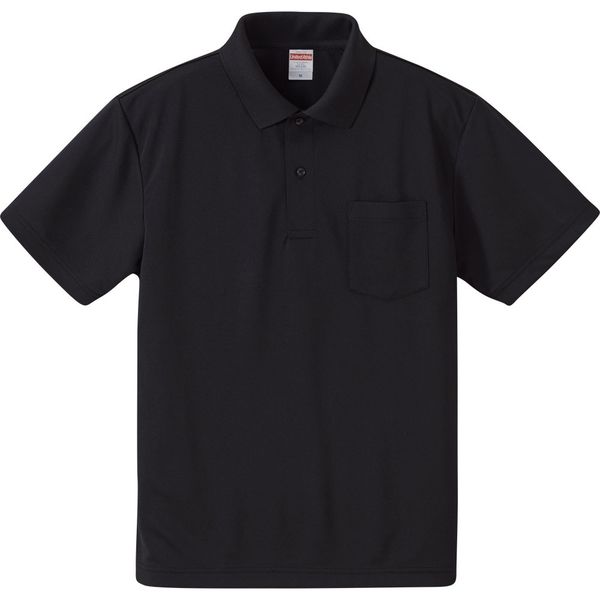 キャブ ４．１オンス ドライアスレチックポロシャツ（ポケット付） XS ブラック CAB 591201 2 XS 1着（直送品）