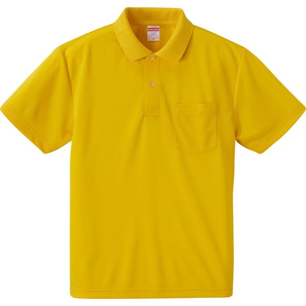 キャブ ４．１オンス ドライアスレチックポロシャツ（ポケット付） カナリアイエロー CAB 591201 190 XL 1着（直送品）