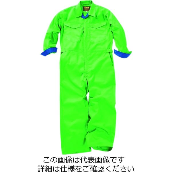 クレヒフク ツナギ服 ライトグリーン 3L 118-54-3L 1枚（直送品