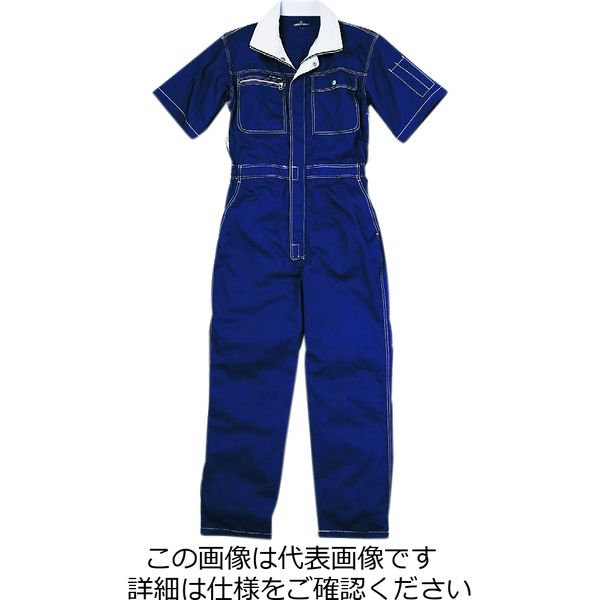 スナップオン半袖ツナギネイビー3Lサイズ(適応身長177