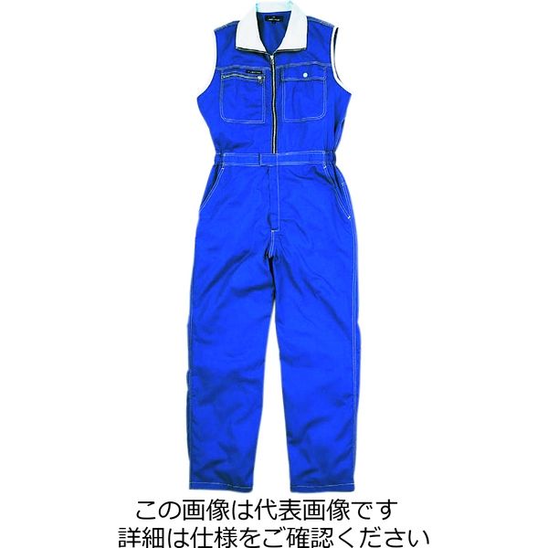 クレヒフク ノースリーブツナギ服 ブルー 5L 6602-30-5L 1枚