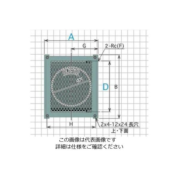 神威産業 ファンクーラー AN-456 AC200V 1台（直送品）