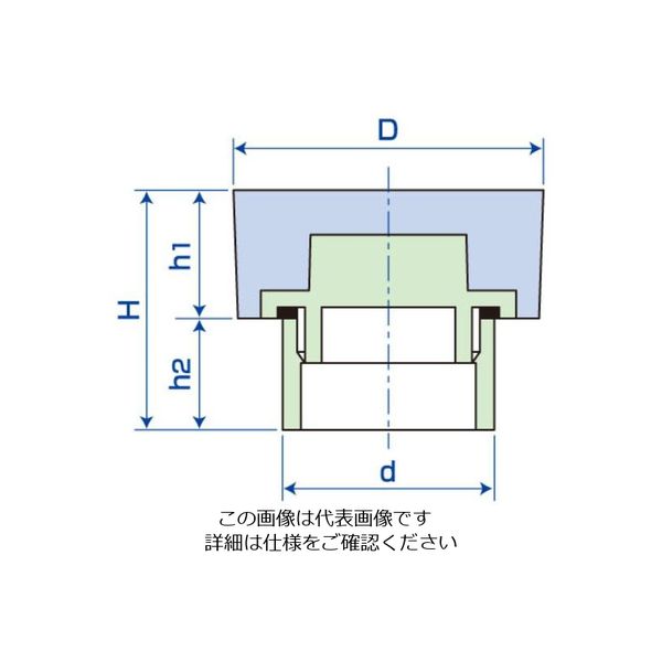 バクマ工業（BAKUMA） トミジ継手 CO 小口径メジソフト 掃除口 CO-SHOU-30A 1セット（10個）（直送品）