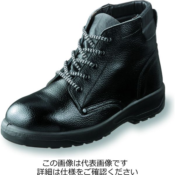 エンゼル ポリウレタン2層安全中編靴(鋼製先芯) EEE 27.5cm AG212-27.5 1足（直送品）