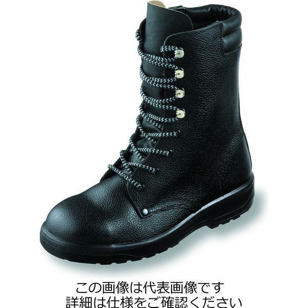 エンゼル ポリウレタン2層安全長編靴(鋼製先芯) EEE 23.5cm AG511-23.5 1足（直送品）