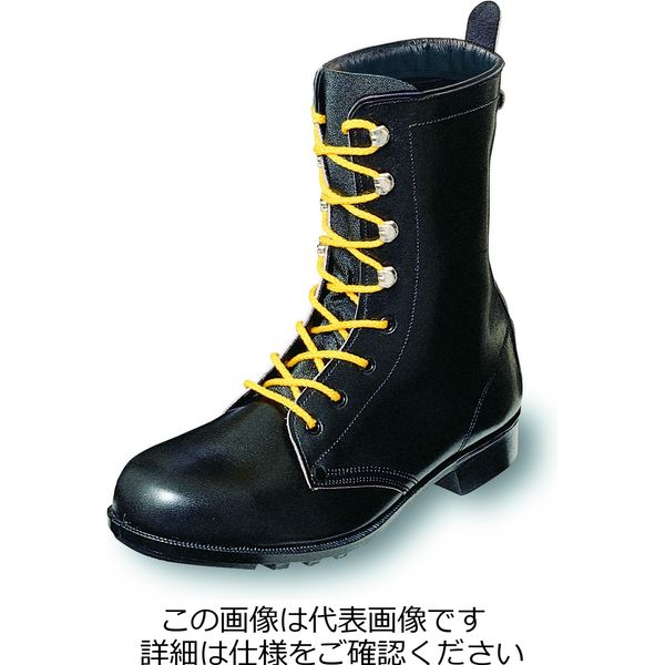 エンゼル 静電安全長編靴（鋼製先芯） EEE 25.5cm AS511P-25.5 1足（直送品）