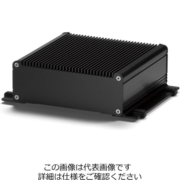 タカチ電機工業 フランジ足付ヒートシンクアルミケース EXHF19-4-13BB 1台（直送品） 6,390円