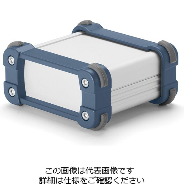 タカチ電機工業 コーナーガード付アルミケースEMCシールドタイプ EXPEシリーズ EXPE20-7-25SI 1台（直送品）