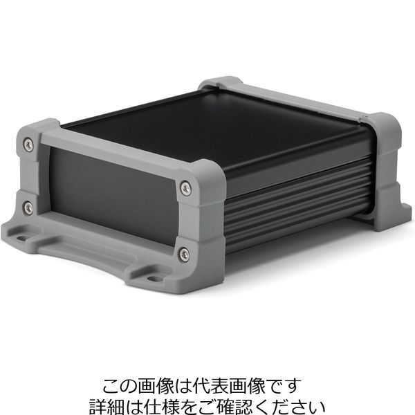 タカチ電機工業 フランジ足付アルミケース アルミパネルタイプ EXPF24-9-29BG 1台（直送品）