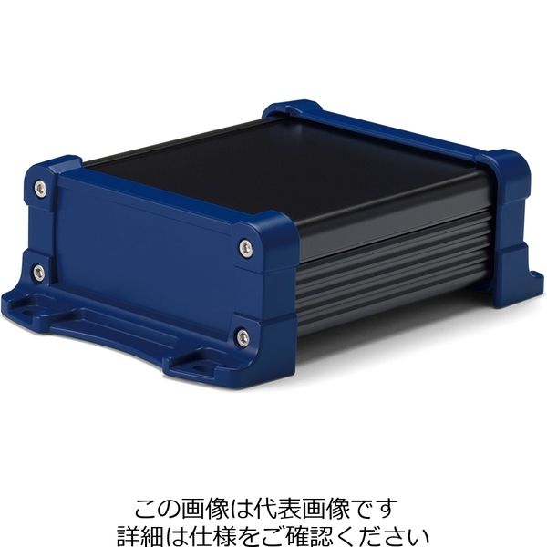 タカチ電機工業 フランジ足付 防水アルミケース EXWF24-12-29BN 1台（直送品）