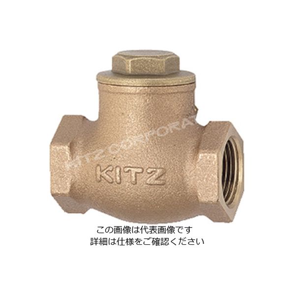 キッツ（KITZ） R 青銅スイングチャッキ弁【125型】 R_100A 1台（直送品）
