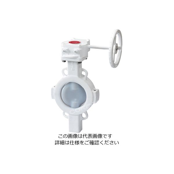 キッツ（KITZ） G-10LJF PFA ライニングバタフライ弁【ギア式】 G-10LJF_250A 1台（直送品） 340,956円