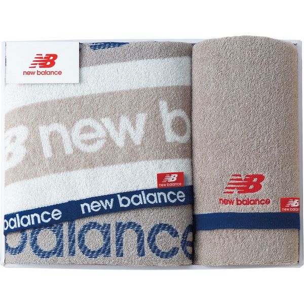 【ギフト包装】 newbalance ニューバランス　バス・スポーツタオルセット 21-7525-068 1個（直送品）