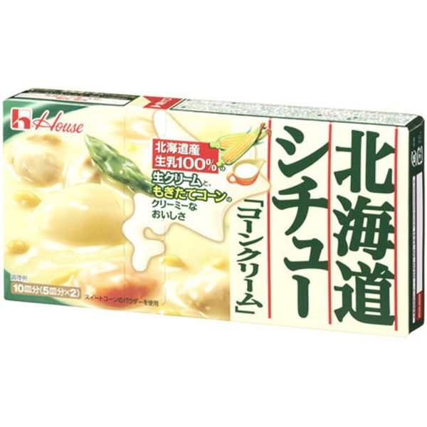 ハウス食品 ハウス 北海道シチュー コーンクリーム 180g x10 2951985 1セット(10個)（直送品）