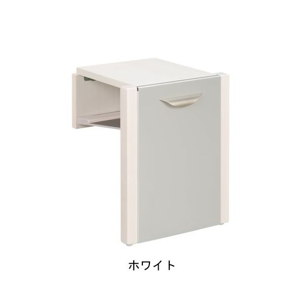 杉田エース 玄関用収納チェアー ホワイト 455831 1脚（直送品）