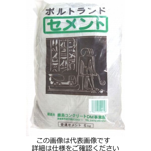 鹿島コンクリート運送 生セメント 5KG NC5 1セット(20kg:5kg×4袋)（直送品）