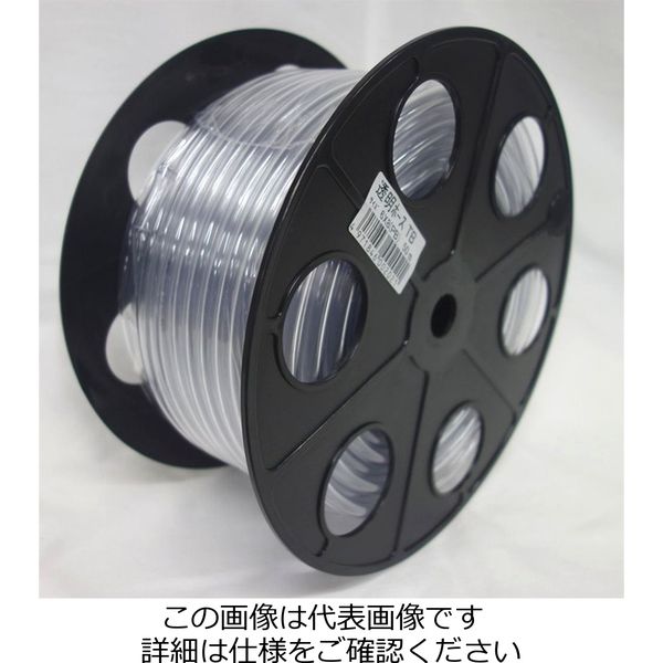 カクイチ 透明ホース 6MMX8MM 50M TH6X8-50 1セット(4巻)（直送品）