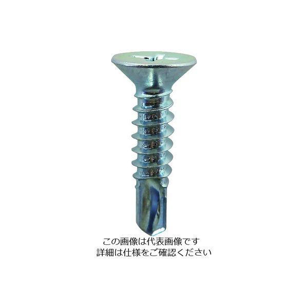 ダイドーハント YAIBA JISドリルねじ 皿頭 三価ユニクロ 4.8x25 00046592 1箱(250本) 195-4093（直送品）