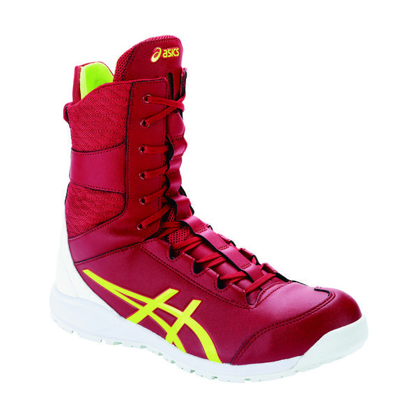 ASICS ウィンジョブCP403 TS クラシックレッド×セーフティイエロー 25.0cm 1271A042.600-25.0 1足（直送品）