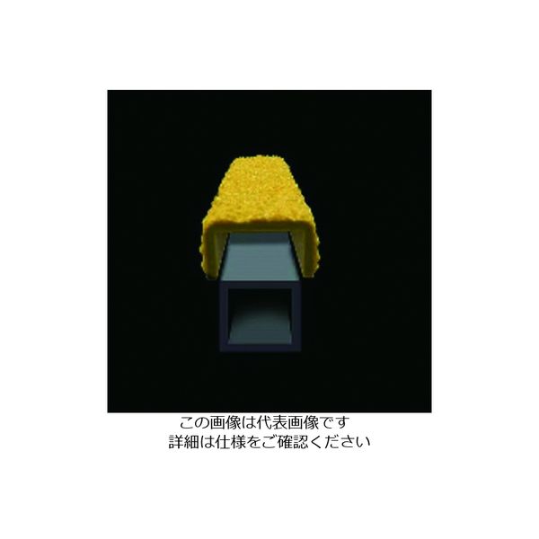 セーフラン安全用品 セーフガード はしご用滑り止めカバー 25×25×405mm 角型 黄 12095 1枚 206-7823（直送品）