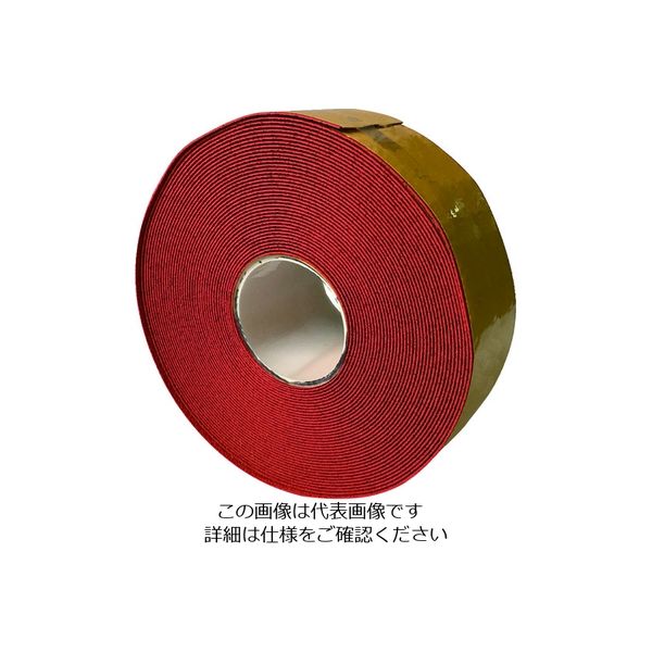 セーフラン安全用品 セーフラン 高耐久反射ラインテープ 100×2mm 20m 赤 12376 1巻 206-8946（直送品）