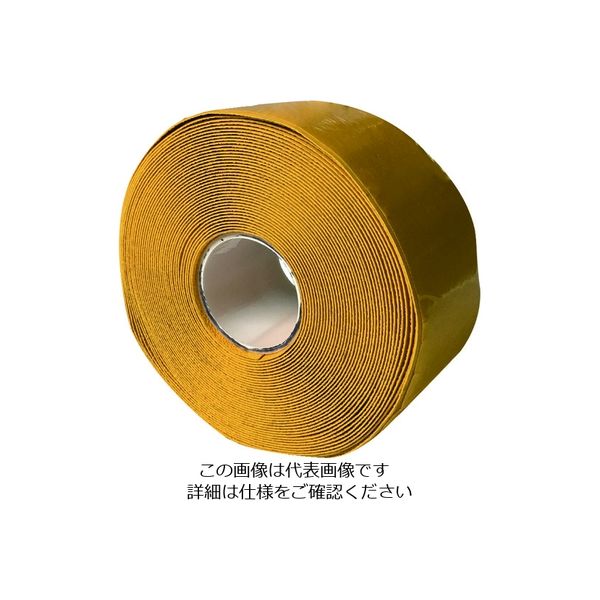 セーフラン安全用品 セーフラン 高耐久反射ラインテープ 100×2mm 20m 黄 12377 1巻 206-8947（直送品）