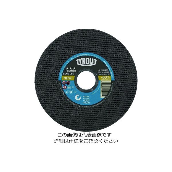 Tyrolit 切断砥石 ロングライフ 125X1.6X22.23mm 34332756 1枚 195-3495（直送品）