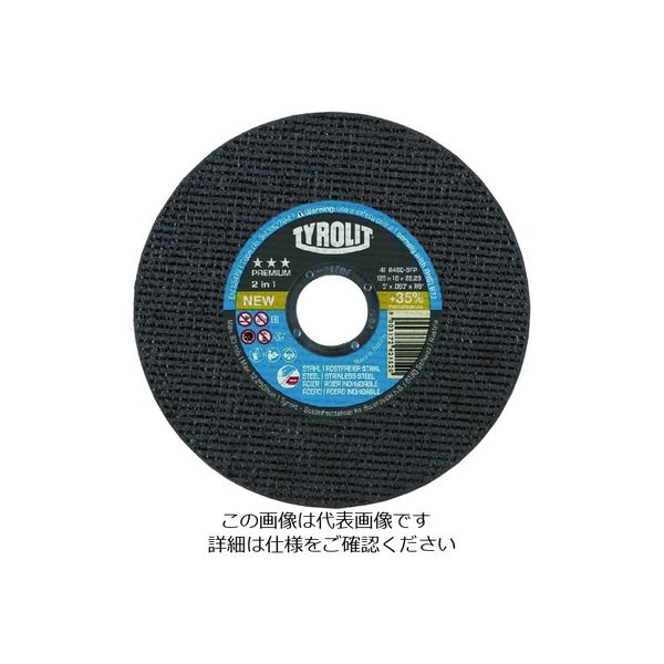 TYROLIT（チロリット） TYROLIT 切断砥石 プレミアムタイプ 125X1X22.23mm 195