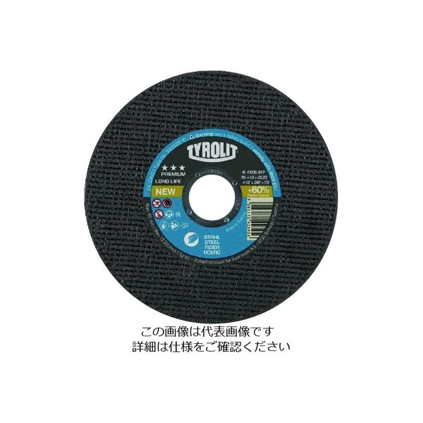 Tyrolit 切断砥石 ロングライフ 125X1X22.23mm 34332754 1枚 195-3494（直送品）