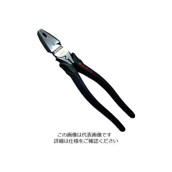 フジ矢 電工職人偏芯ペンチ Zero Black 全長232mm 3300N-225 1丁 195-0342（直送品）