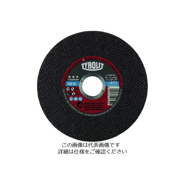 Tyrolit 切断砥石 プレミアムタイプ 125X1X22.23mm 34332803 1枚 195-3476（直送品）