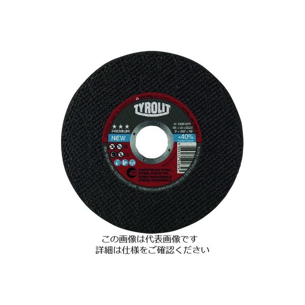 Tyrolit 切断砥石 プレミアムタイプ 125X1.6X22.23mm 34332805 1枚 195-3456（直送品）