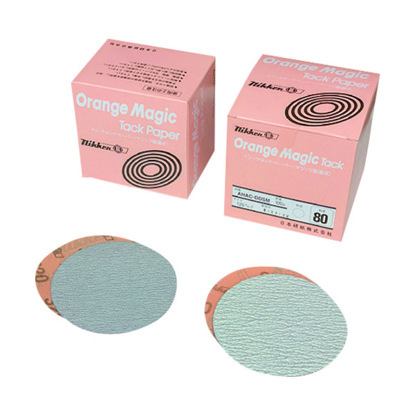 Mipox 日本研紙 AHマジックタックペーパー丸型 Φ125 P320 AHAC-DDSM 1セット(100枚) 206-6545（直送品）