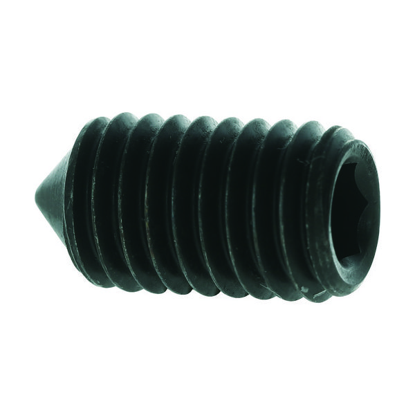 トラスコ中山 TRUSCO 六角穴付止めねじ とがり先 黒染め M3×10 48本入 B127-0310 1パック(48本)（直送品）