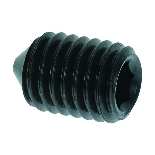 トラスコ中山 TRUSCO 六角穴付止めねじ とがり先 黒染め M10×15 11本入 B127-1015 1パック(11本)（直送品）